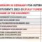 Germany Scholarships